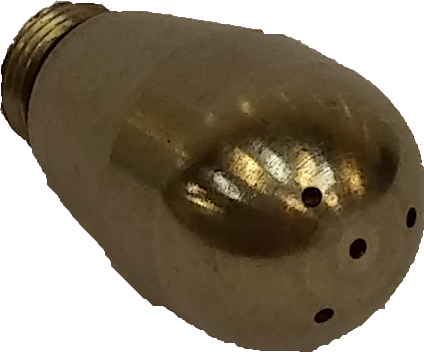 Izzo 4 gats stoomtip Y vorm