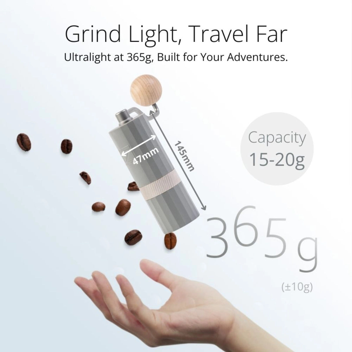 1Zpresso Q Air Grinder - Handmolen