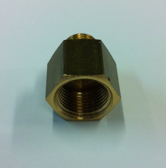 Fitting - 3/8" F - 1/4" M - Messing