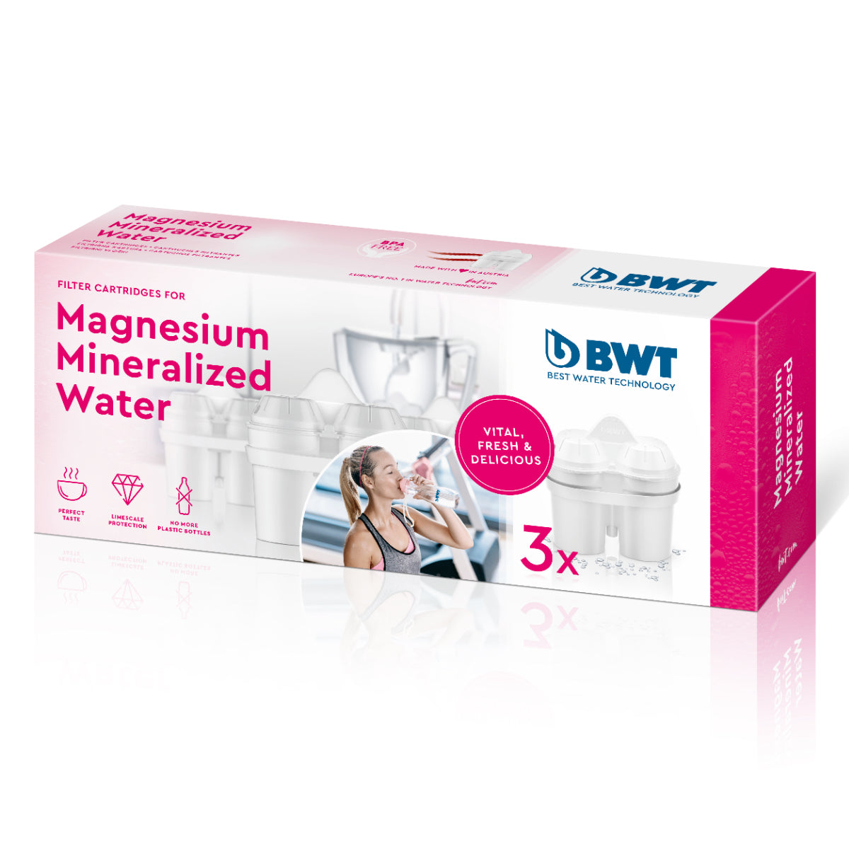BWT Magnesium Mineralized Water Filters 3 stuks