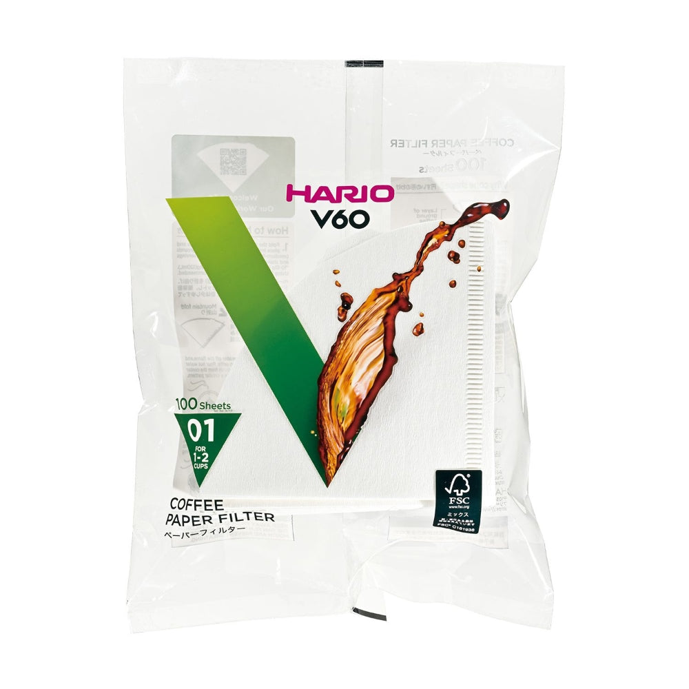 Hario V60 Filterpapier Wit - Japan
