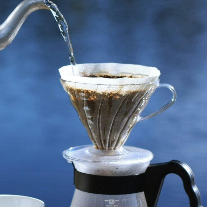 Hario V60 Dripper Kunststof Transparant - Filterhouder