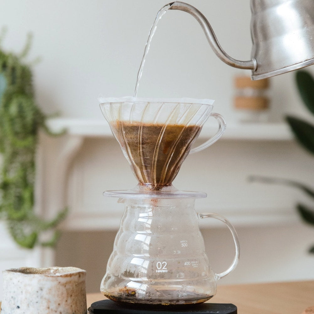 Hario V60 Dripper Kunststof Transparant - Filterhouder