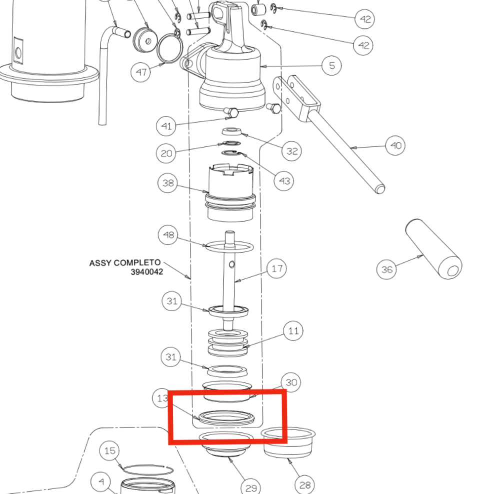 La Pavoni Groep Pakking Pre-Millennium