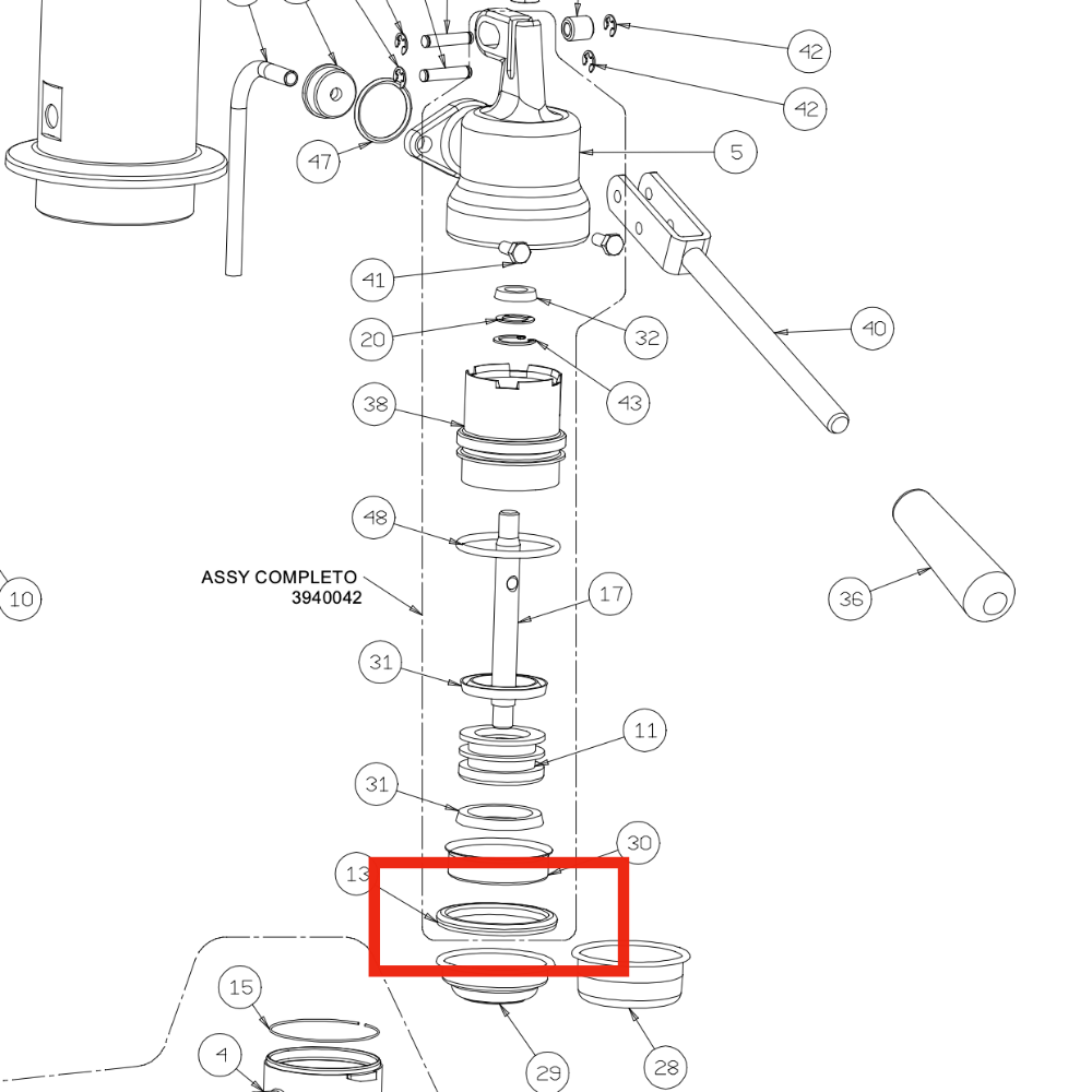 La Pavoni Groep Pakking - Q Type