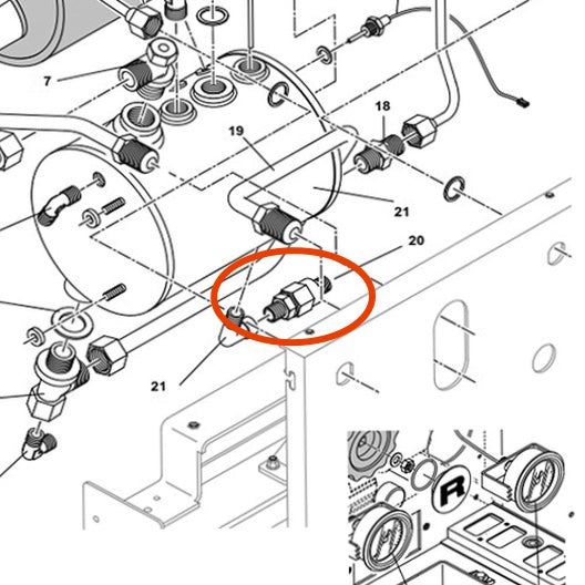 Rocket No Return Valve 1/8 MM
