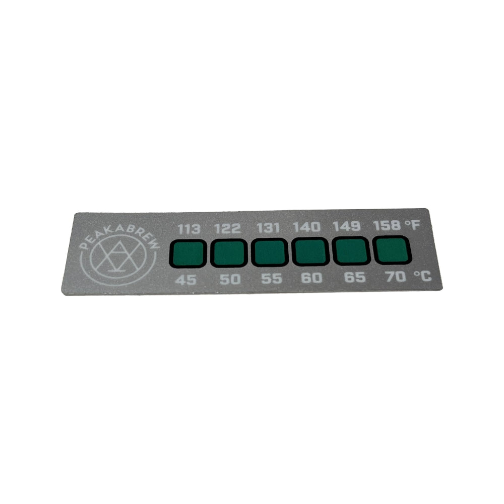 Peakabrew Attento Thermometer Sticker