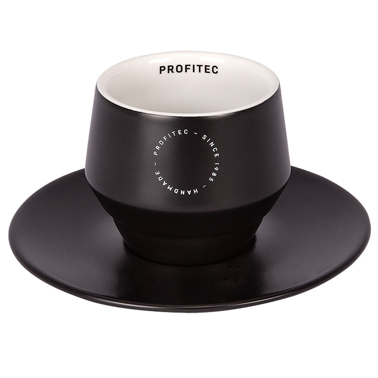 Profitec Cappuccino kop met schotel