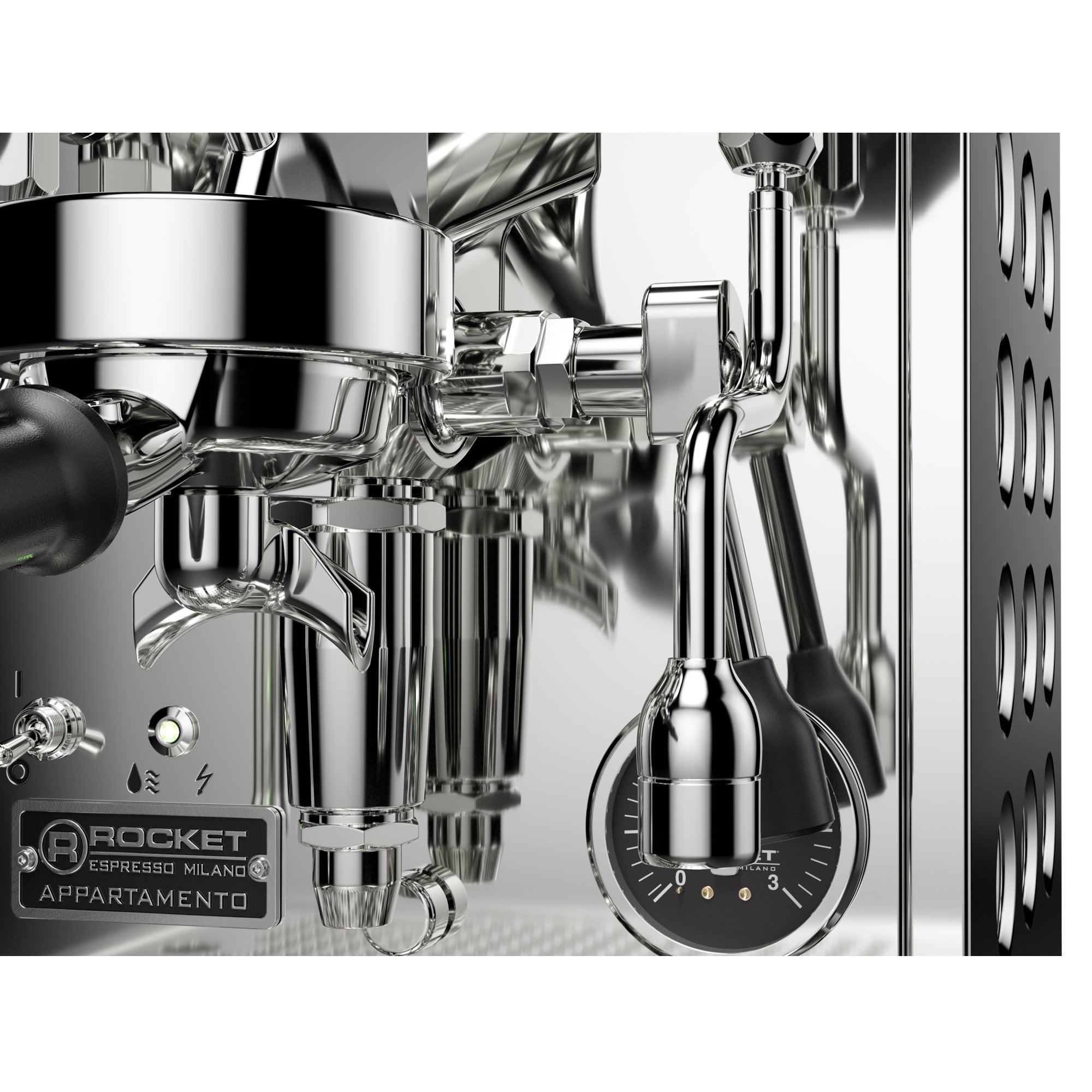 Rocket Espresso Appartamento TCA - Inox / White