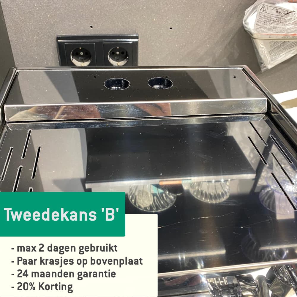 Eureka Pura Espressomachine - RVS