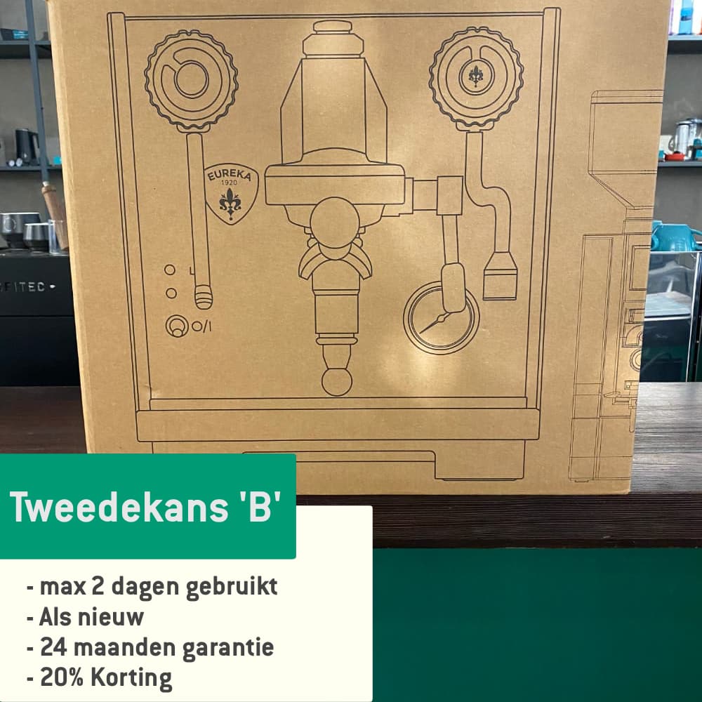 Eureka Pura Espressomachine - RVS