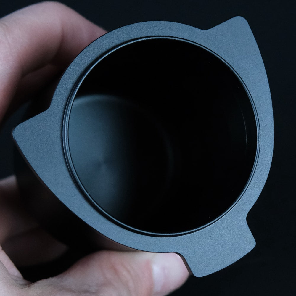 Van Pommeren - Doseerbeker Aluminium Zwart 54mm