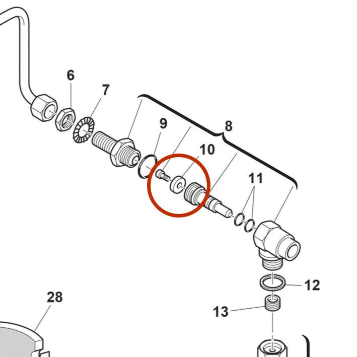 Rancilio Silvia Stoomkraan pakking