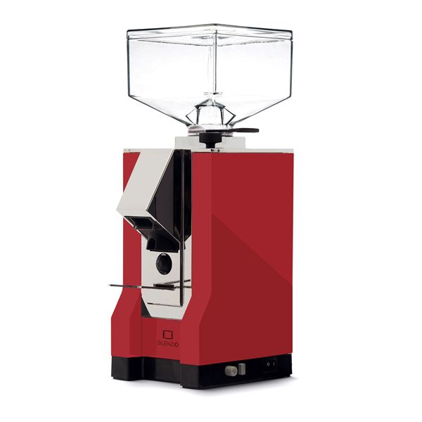 Eureka Mignon Silenzio Grinder - Koffiemolen - Rood/Chrome