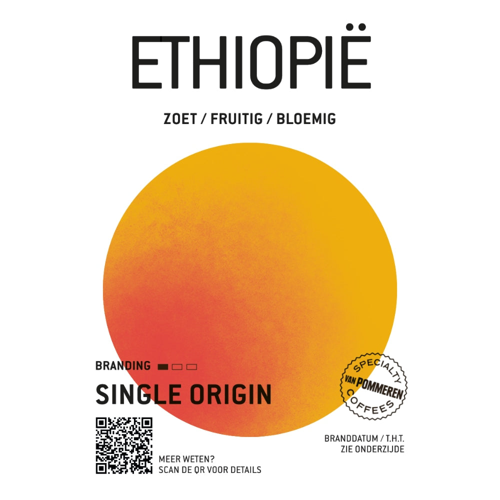 Van Pommeren Ethiopië - Nensebo Natural - Koffiebonen