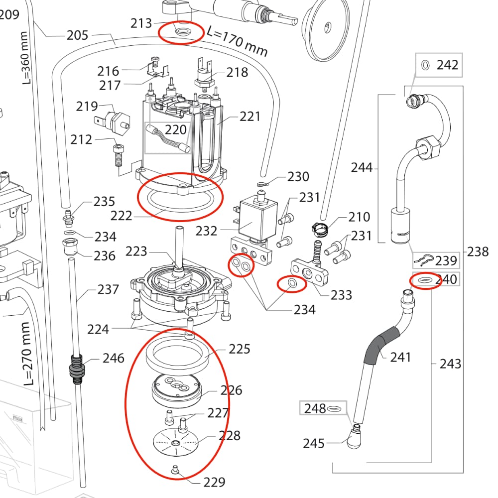 Gaggia Service Kit Compleet