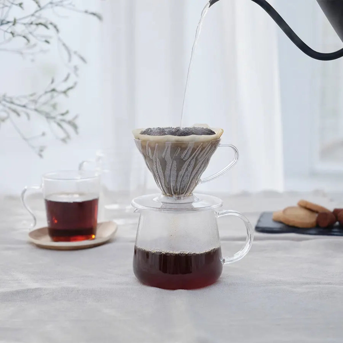Hario V60 Dripper Tritan Clear Filterhouder