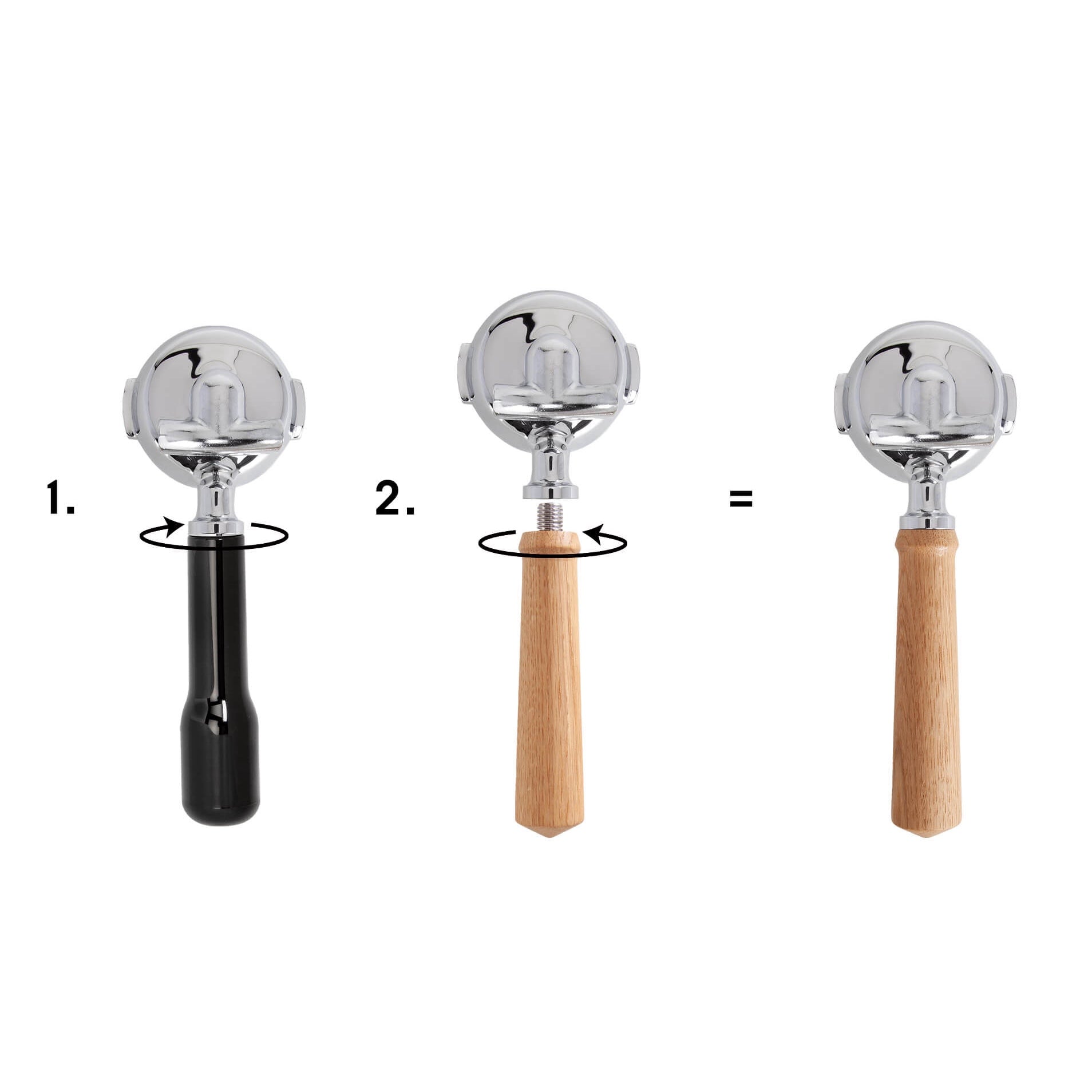Profitec Customization - Oak - Filterdrager Handvat