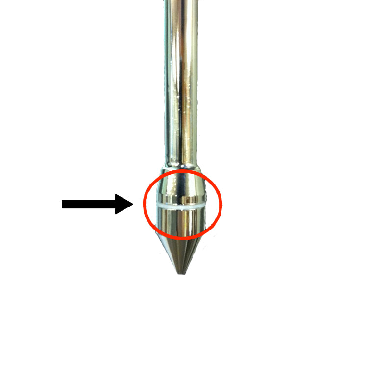 Stoomtip teflon spacer tbv enkelwandige stoompijp