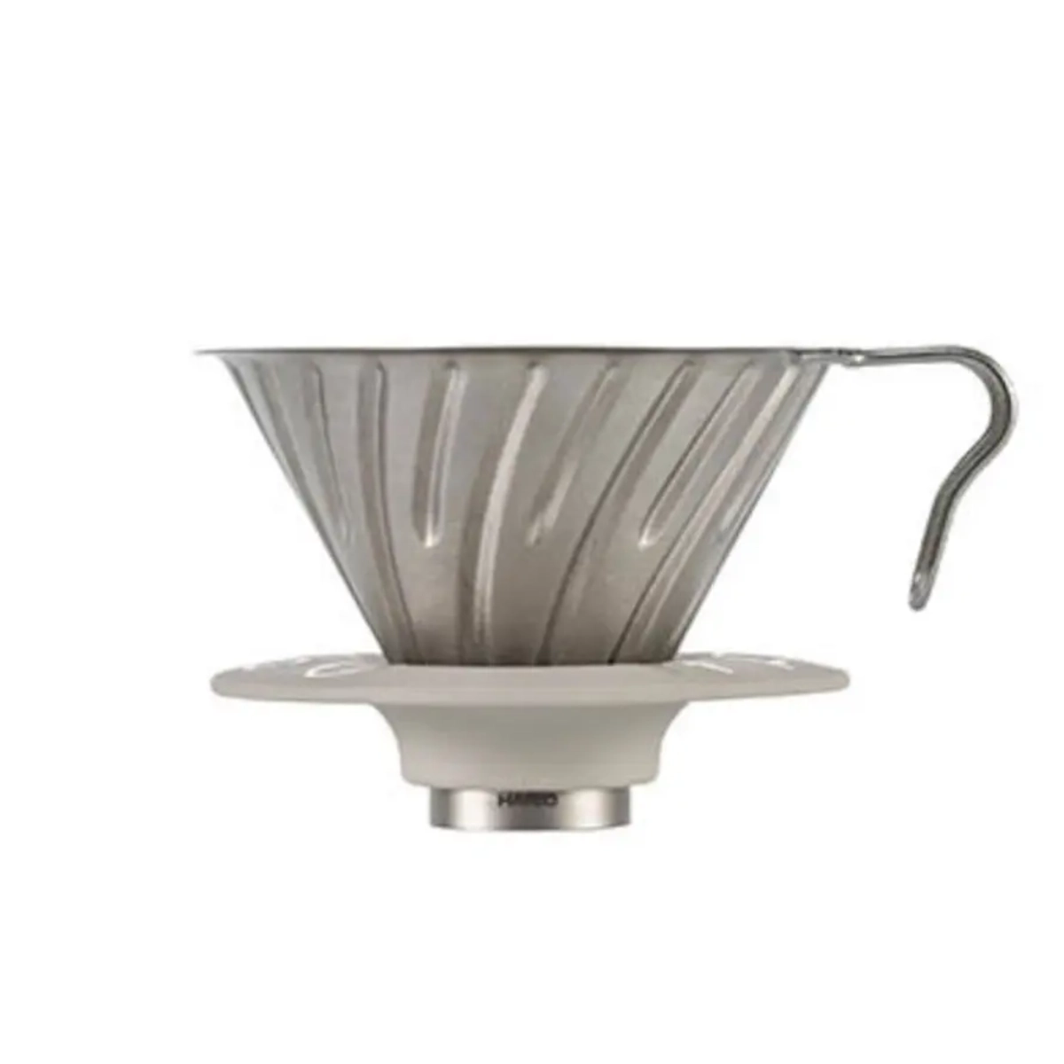 Hario V60 Dripper Titanium Silver Filterhouder